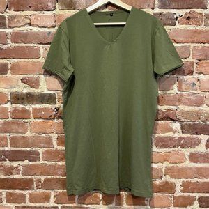 Alphalete T Shirt Dress Size XL Camo Green